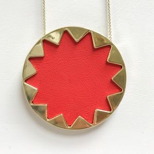House of Harlow 1960 Necklace - Red/Burnt Orange